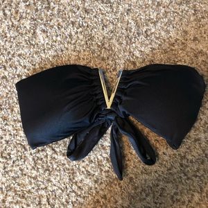 Black Victoria swimsuit top